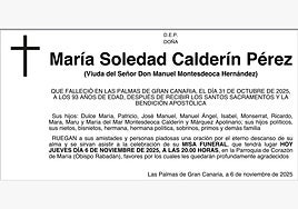 María Soledad Calderín Pérez
