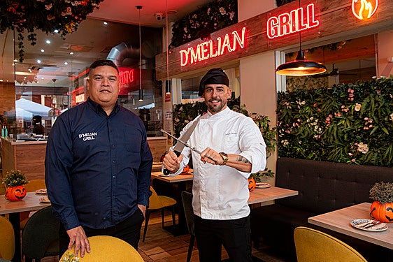 Gustavo Martín y Daniel Melián, dueños de D´Melian Grill.