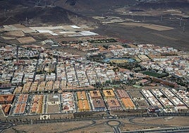 Vista aérea de Vecindario.