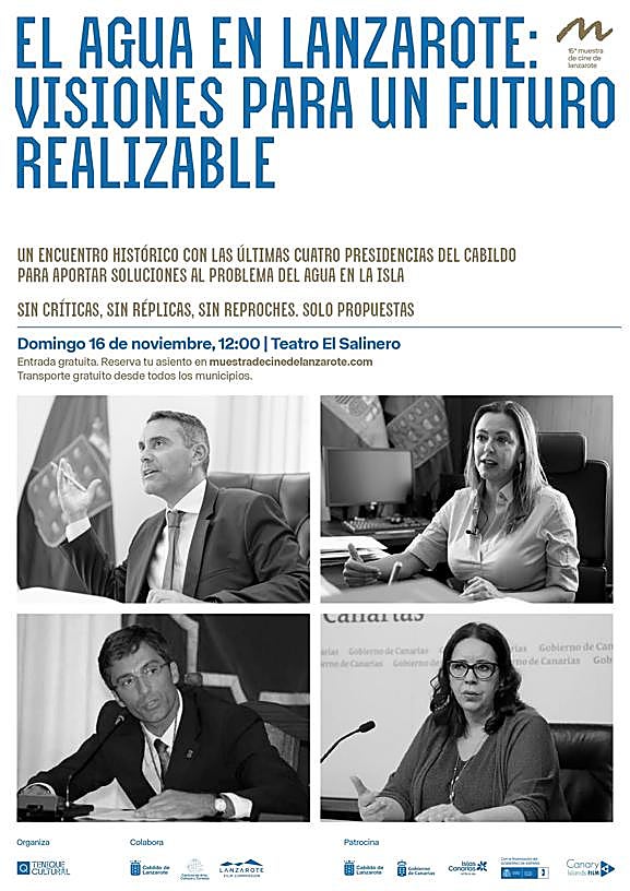 Cartel de la cita del 16 de noviembre.