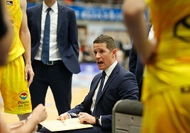 Lakovic, en un tiempo muerto.