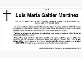 Luis María Galtier Martínez