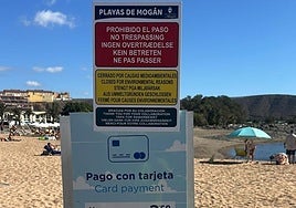 La prohibición del baño en las playas de Mogán se extiende hasta el lunes