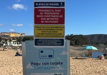 La prohibición del baño en las playas de Mogán se extiende hasta el lunes