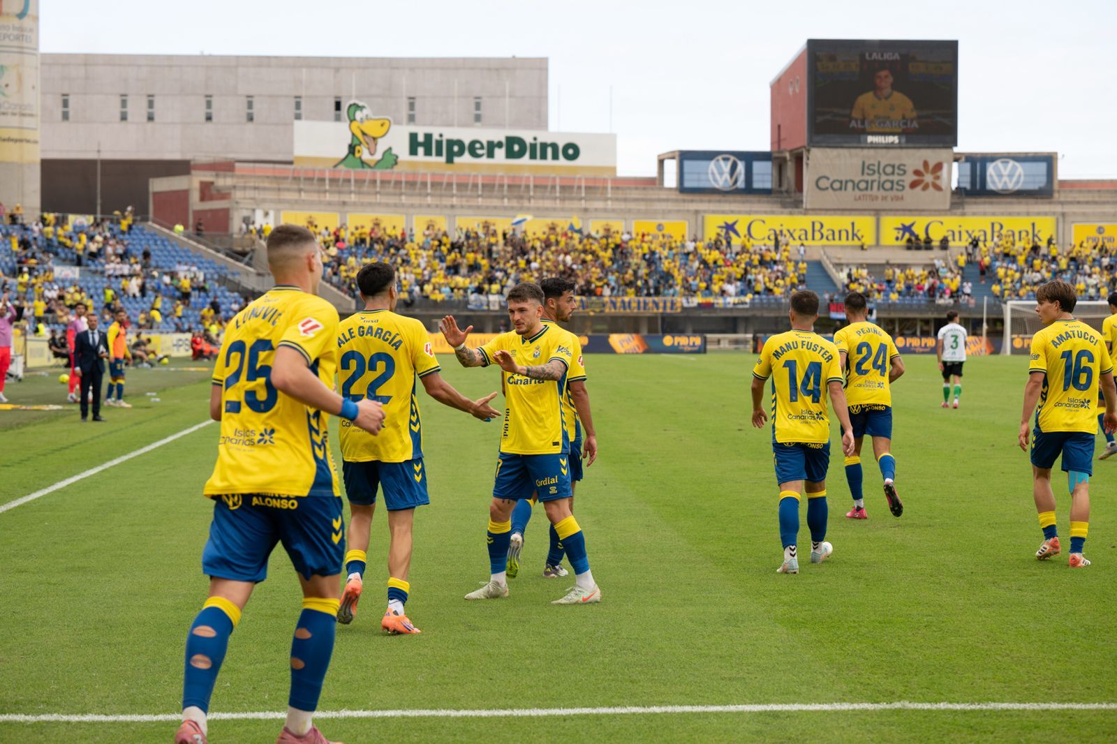 Imágenes del duelo: UD Las Palmas - Racing
