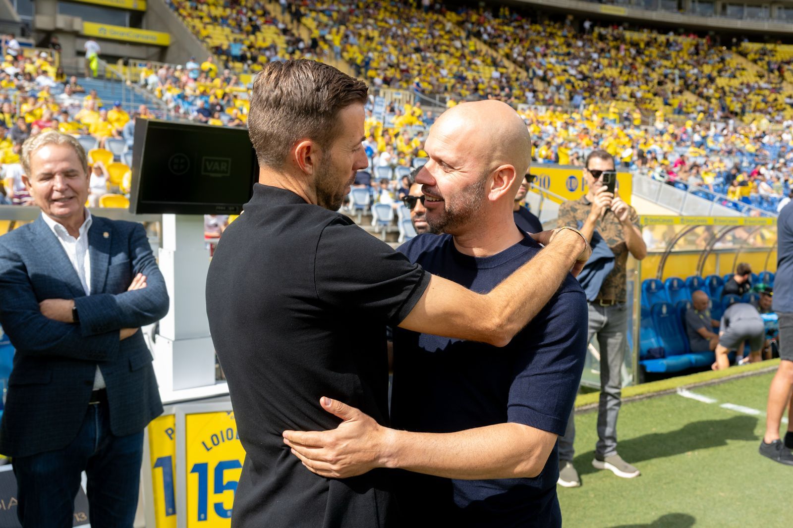 Imágenes del duelo: UD Las Palmas - Racing
