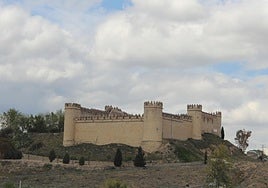 Imagen del exterior del castillo de Maqueda.