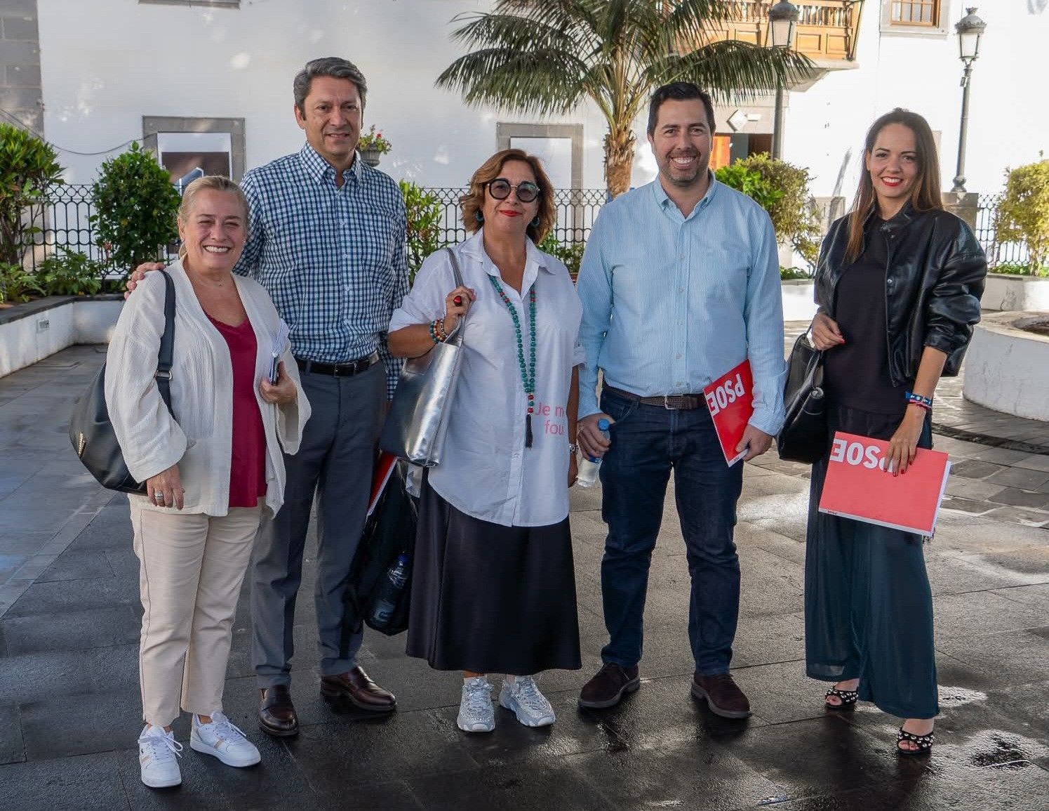 Grupo socialista en el Ayuntamiento de Telde.