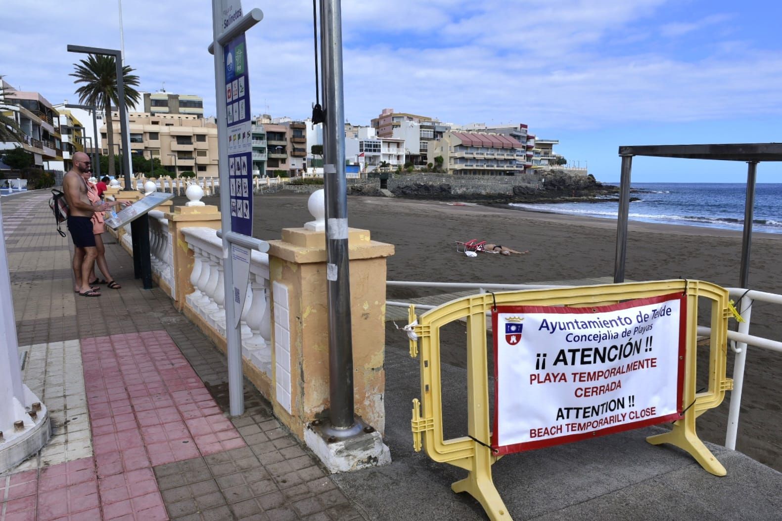 Imagen de la playa de Salinetas.