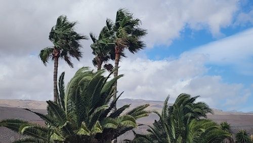 La llegada de la borrasca Claudia, en imágenes