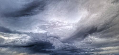 La llegada de la borrasca Claudia, en imágenes