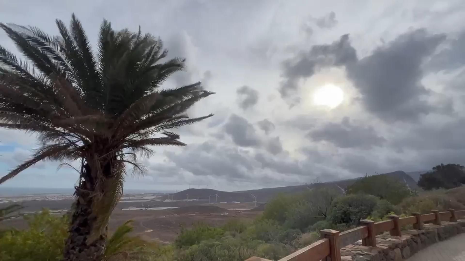 La llegada de la borrasca Claudia, en imágenes