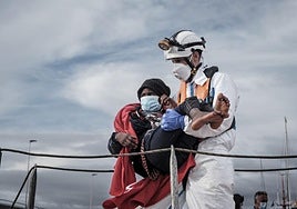 Una de las imágenes que se exhiben en la muestra, expuesta en el Teatro Víctor Jara en el marco de SREC.