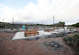 Trabajos iniciales para culminar el parque Camilo Sánchez, con una inversión de 3,2 millones de euros.