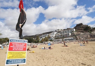 Mogán estudia acciones judiciales por el vertido que mantiene cerradas todas sus playas