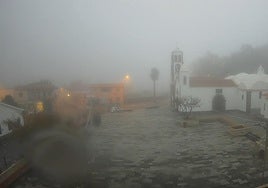 La borrasca Claudia se deja sentir en Santiago del Teide.