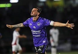 Nicolás Benedetti, con la camiseta del Mazatlán de la Liga MX.