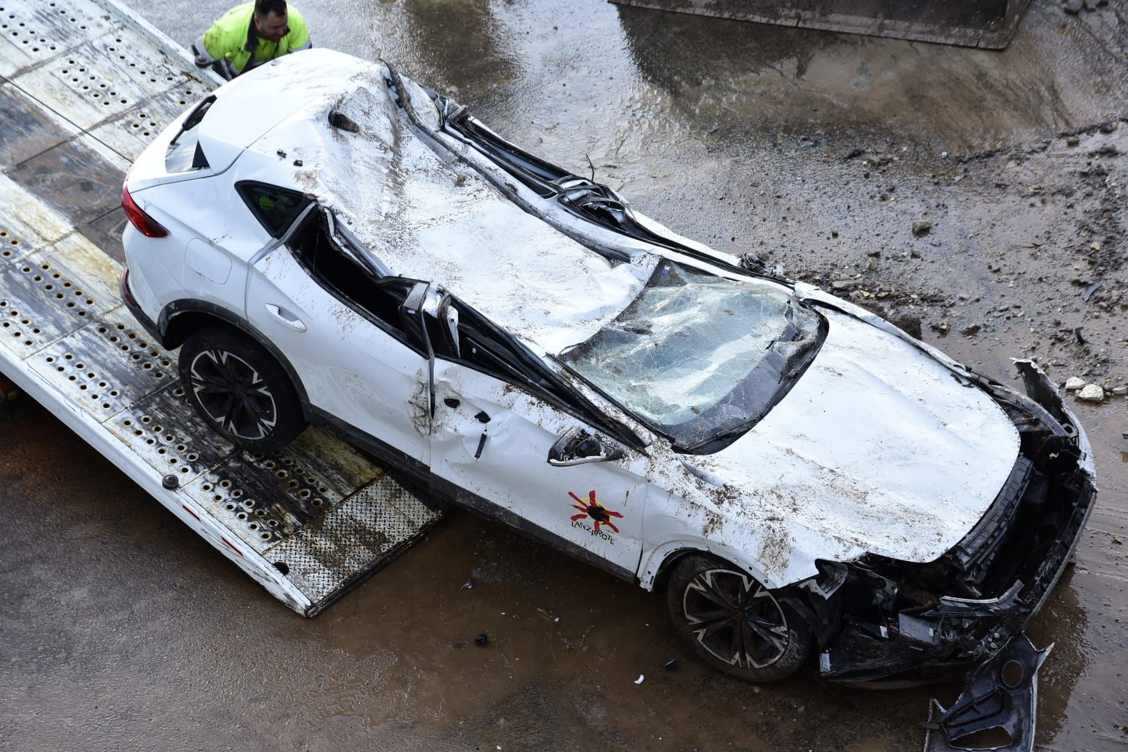Así fue la caída del muro en San Bartolomé de Tirajana