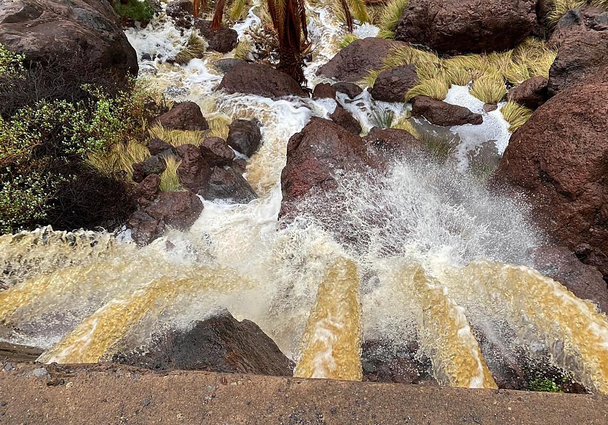 Los estragos de la borrasca Claudia en Canarias