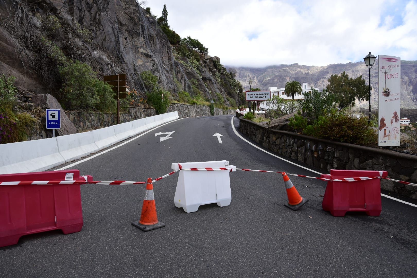Los estragos de la borrasca Claudia en Canarias