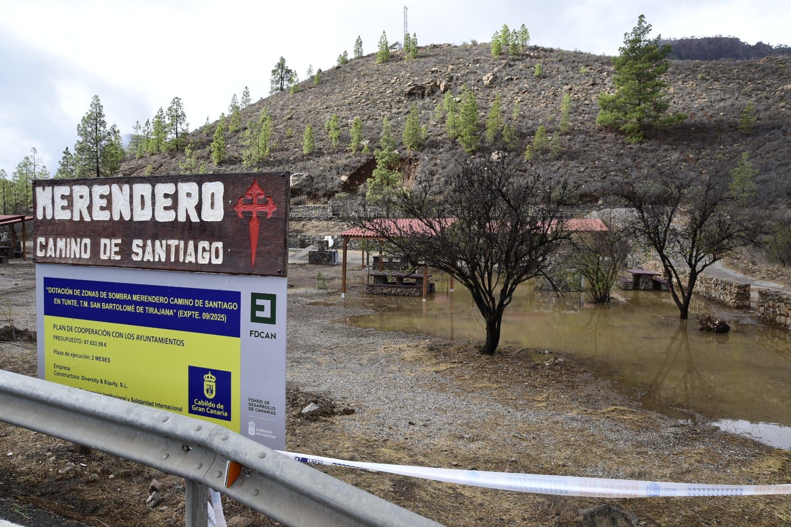 Los estragos de la borrasca Claudia en Canarias