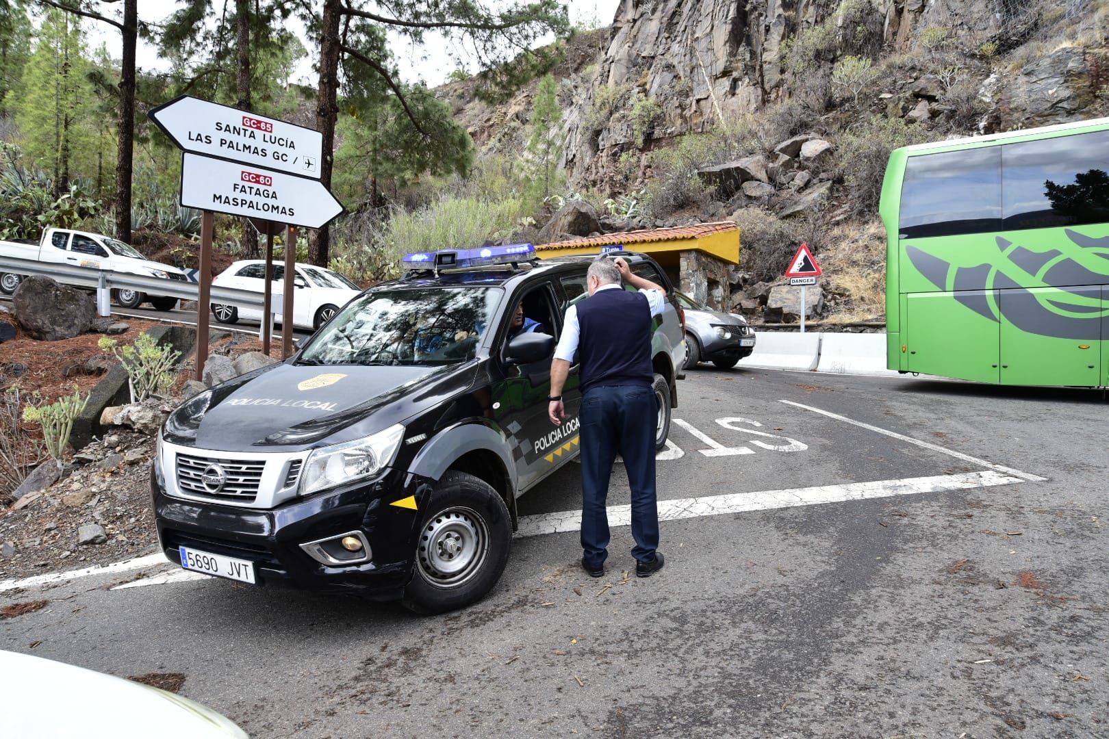 Los estragos de la borrasca Claudia en Canarias
