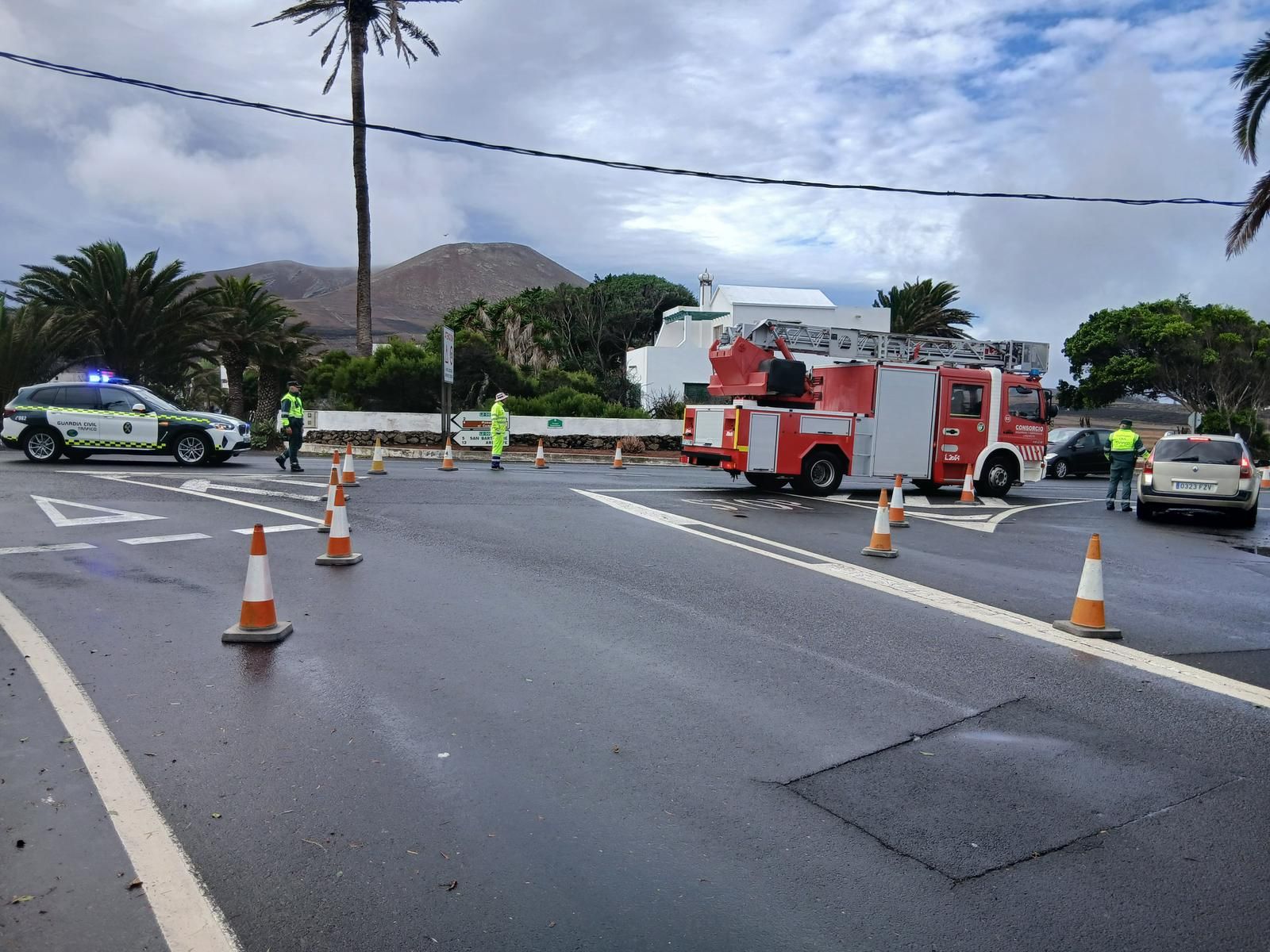 Los estragos de la borrasca Claudia en Canarias