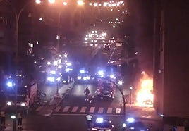 Momento captado por las cámaras de tráfico.