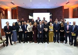 Imagen del acto de entrega de la VIII edición de los Premios Gastronómicos Mesa Abierta.