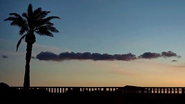 Imagen del atardecer en Gran Canaria.