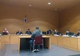 Imagen del acusado declarando este martes ante la Sala.