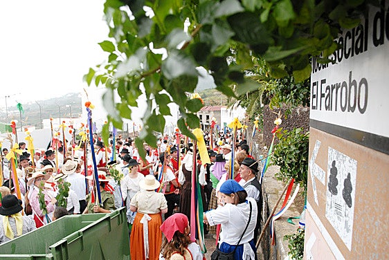 Romería en La Guancha (Tenerife).
