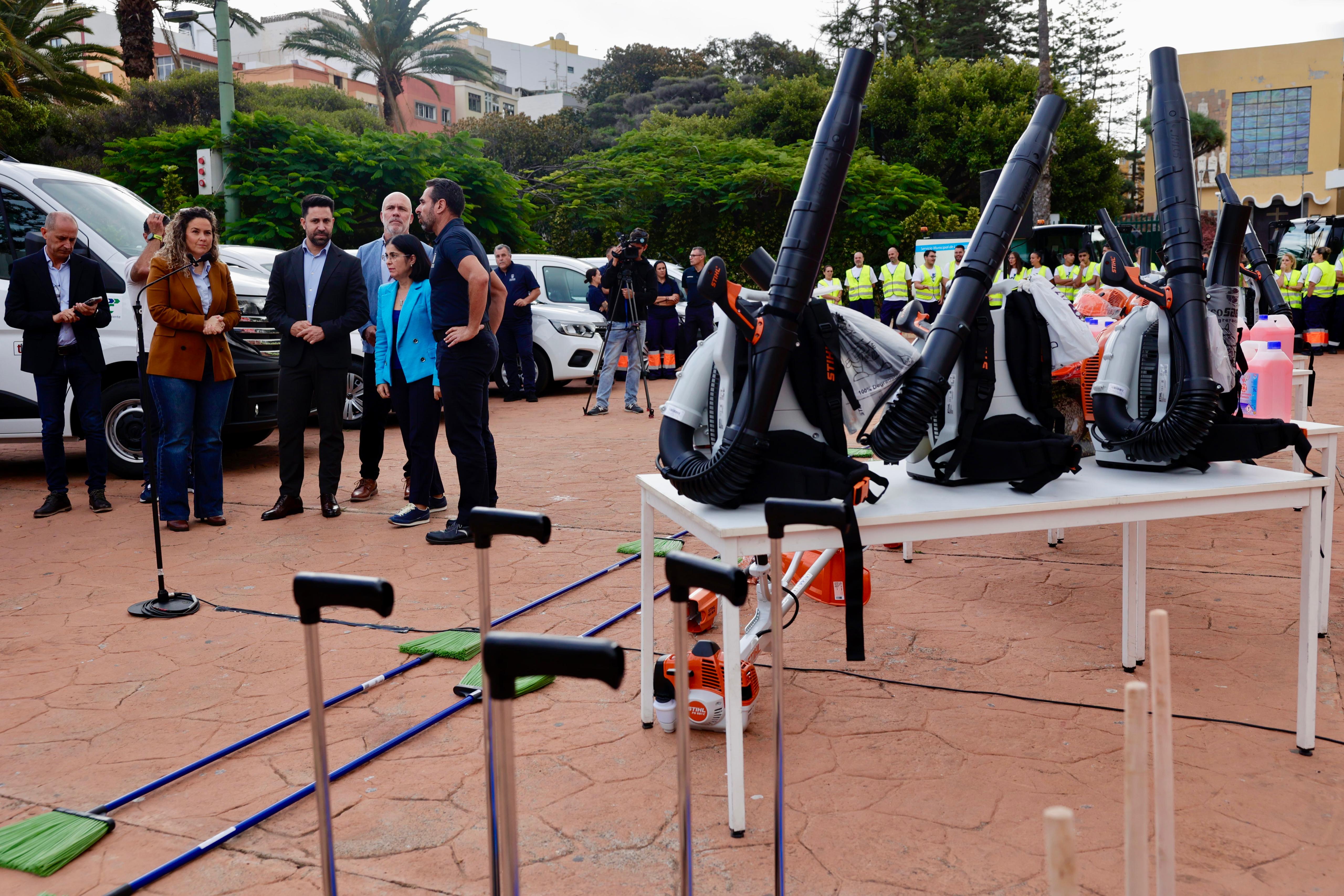 El Ayuntamiento de Las Palmas de Gran Canaria anuncia novedades y mejoras del nuevo contrato de higiene urbana