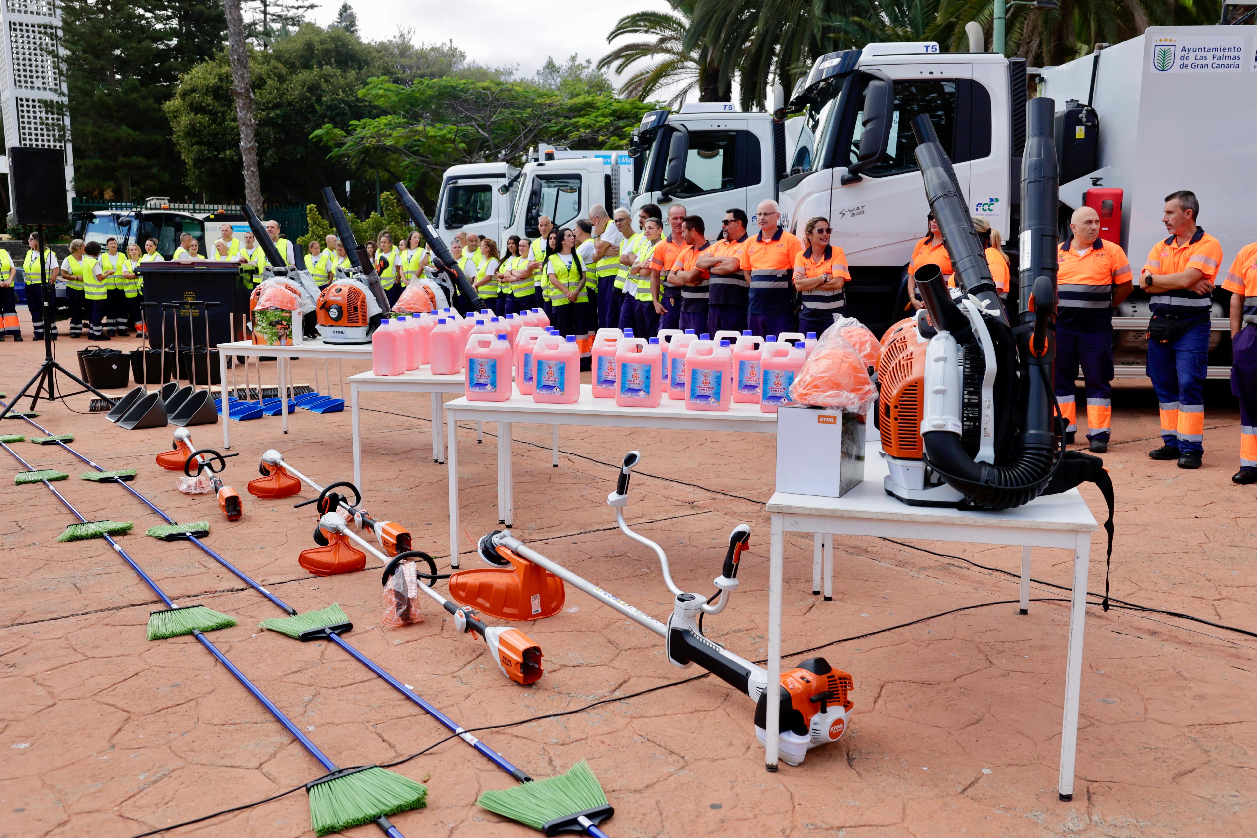 El Ayuntamiento de Las Palmas de Gran Canaria anuncia novedades y mejoras del nuevo contrato de higiene urbana