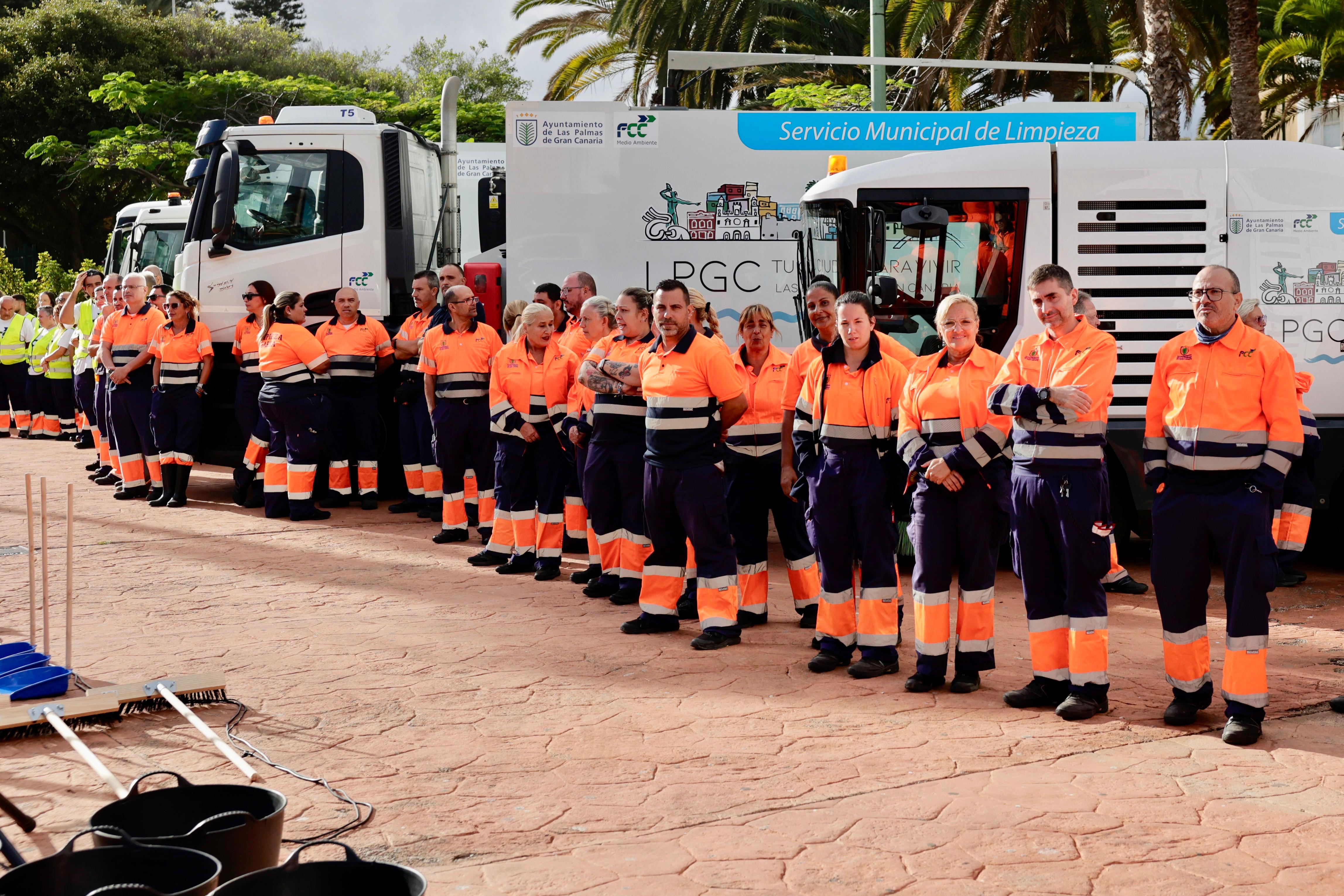 El Ayuntamiento de Las Palmas de Gran Canaria anuncia novedades y mejoras del nuevo contrato de higiene urbana
