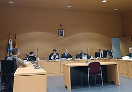 Imagen del juicio celebrado este miércoles en la Audiencia Provincial. de Las Palmas.