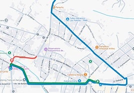 Afectación al tráfico y las guaguas por la media maratón de Vecindario.