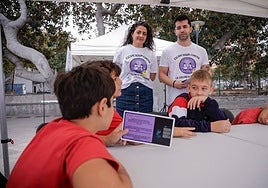 Escape room contra la violencia machista, en imágenes