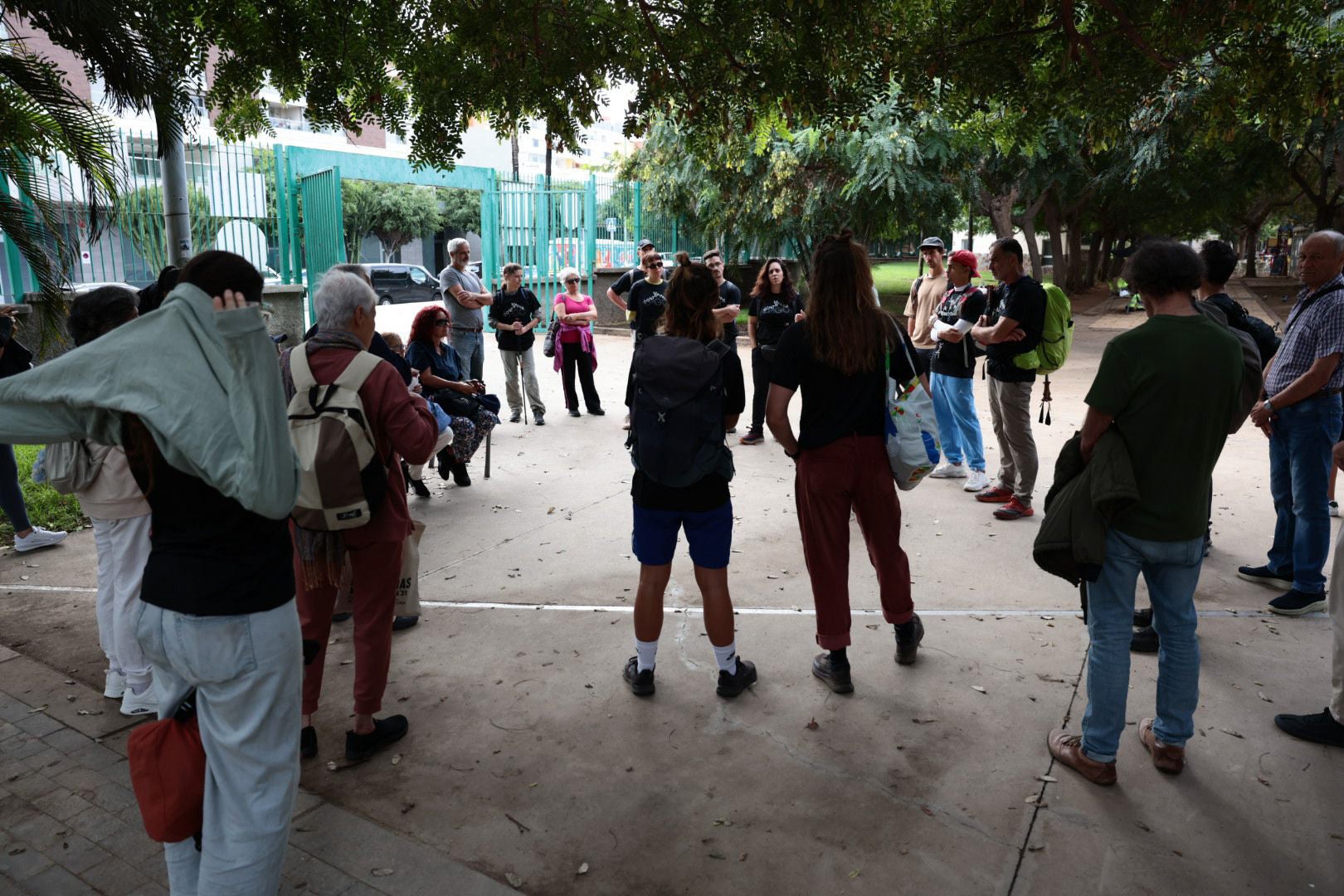 Así fue el recorrido a pie por Las Palmas de Gran Canaria