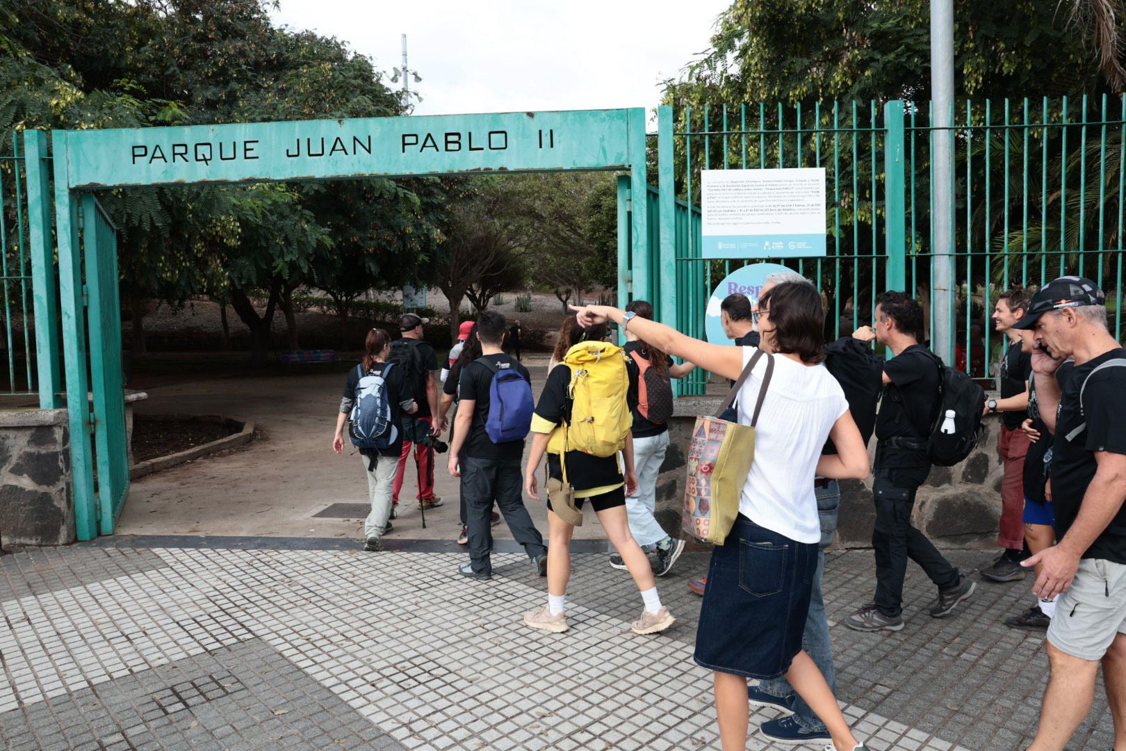 Así fue el recorrido a pie por Las Palmas de Gran Canaria