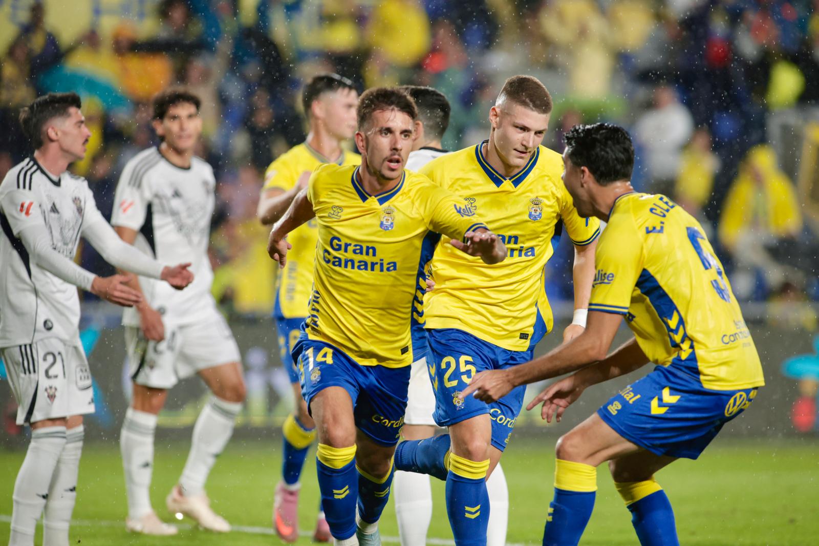 Imágenes del duelo: UD Las Palmas - Albacete