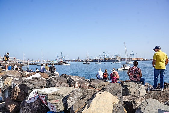 Imagen de la salida de los navegantes de la 40ª edición del Atlantic Rally for Cruisers.
