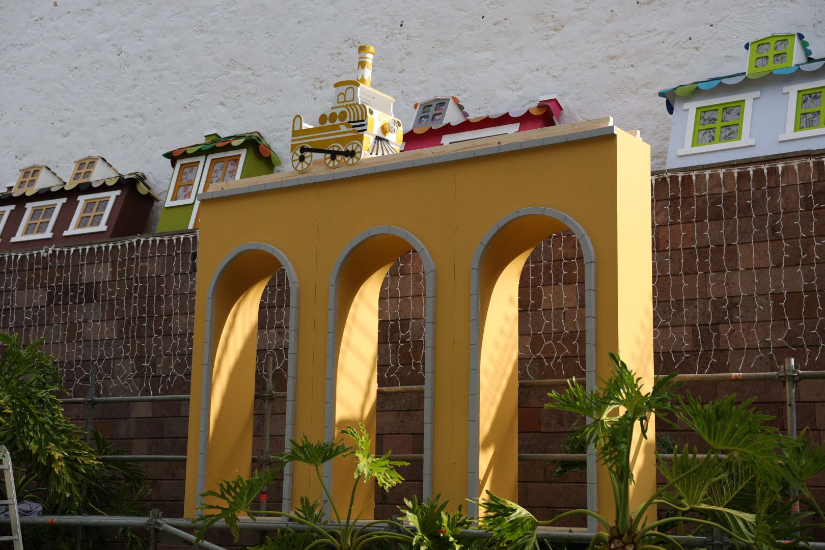Los preparativos de Gáldar para iluminar la Navidad, en imágenes