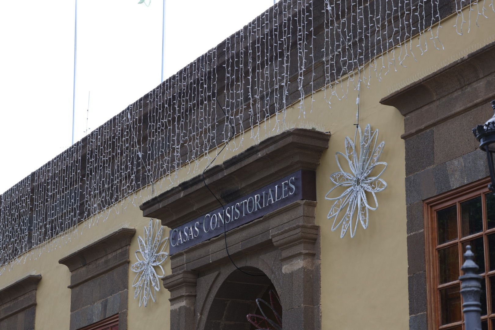 Los preparativos de Gáldar para iluminar la Navidad, en imágenes