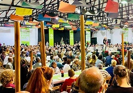 Encuentro de NC Santa Lucía, el pasado viernes.