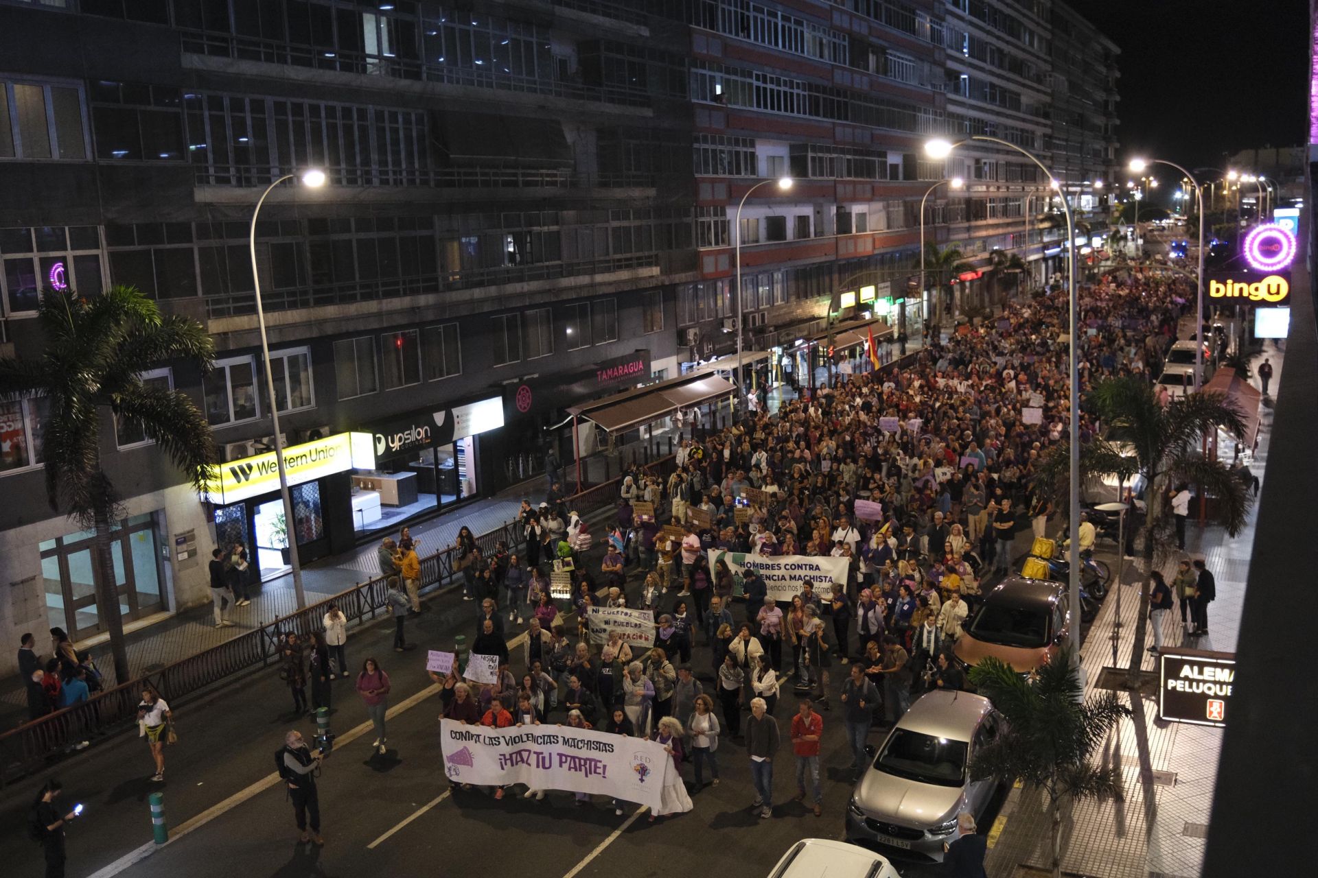 La manifestación del 25N, en imágenes