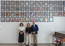 El rector Lluís Serra (izquierda) en el acto de nombramiento de la nueva directora de la Unidad de Igualdad, Carmen Delia Díaz (centro).
