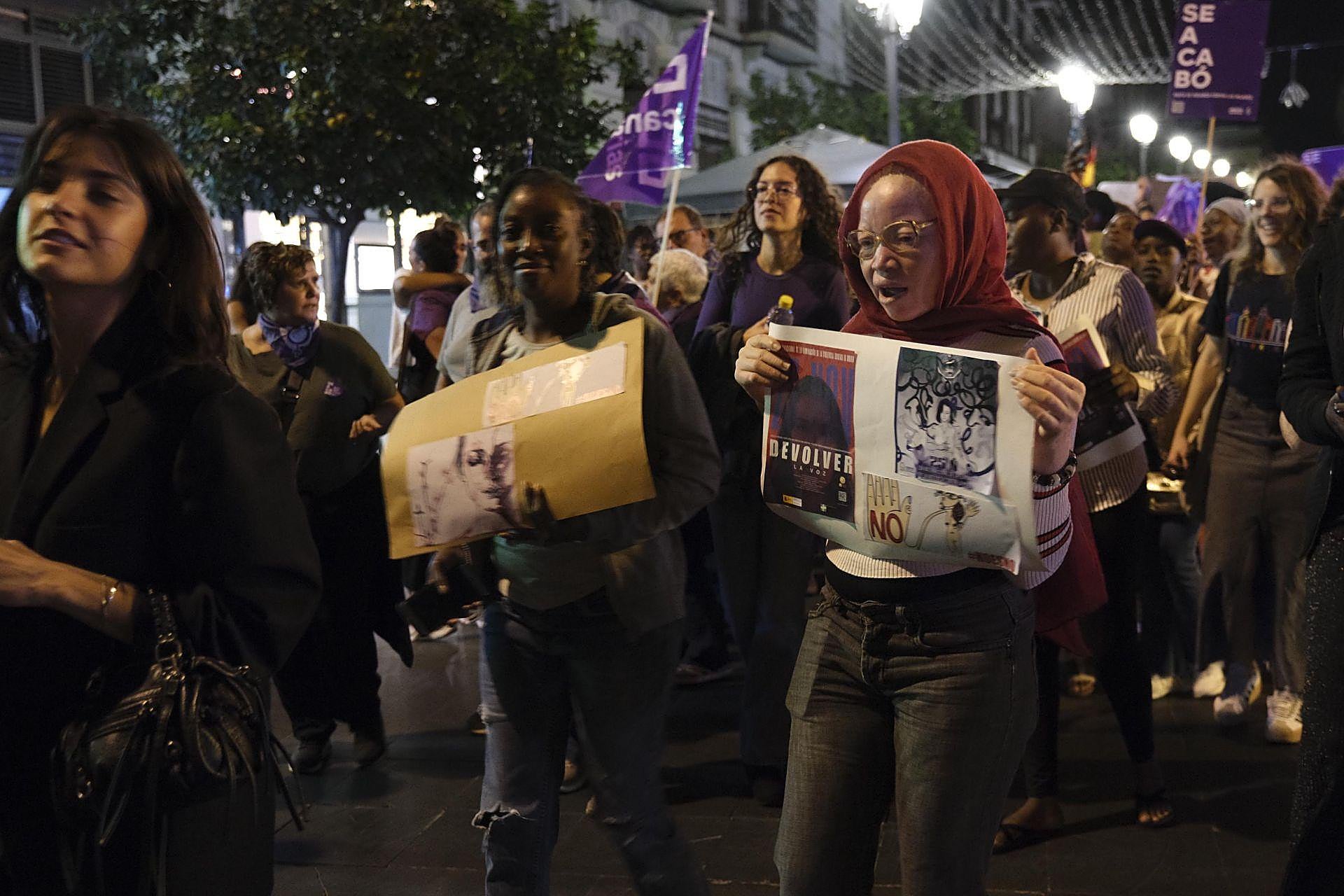 La manifestación del 25N, en imágenes