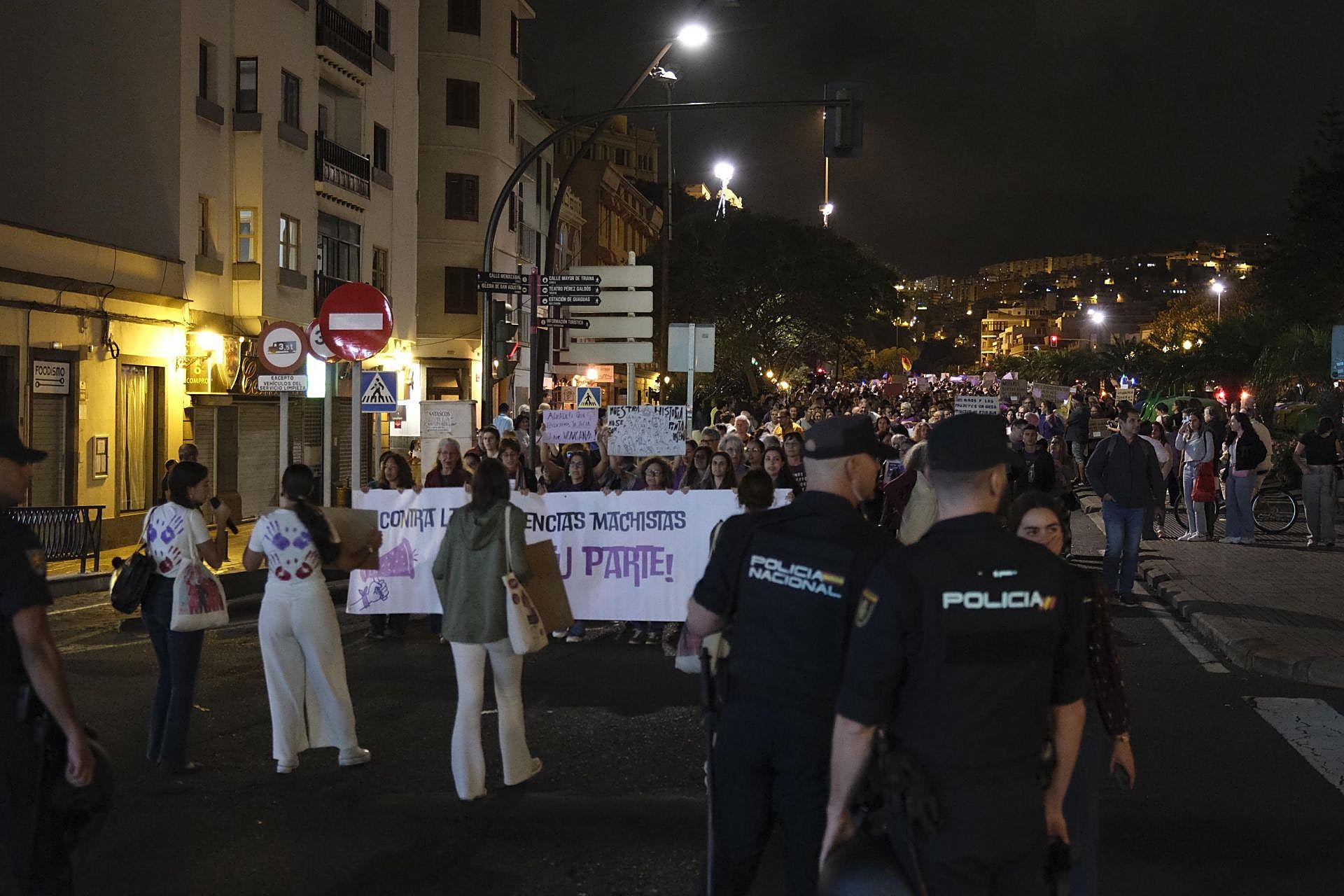 La manifestación del 25N, en imágenes