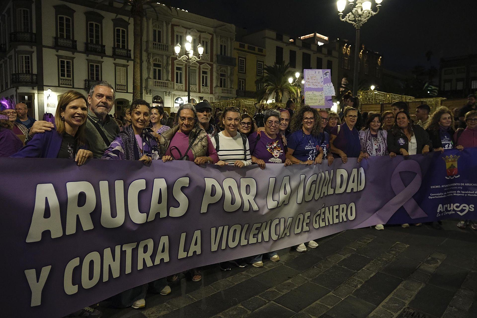 La manifestación del 25N, en imágenes